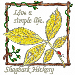 Leaves Embroidery Design 1